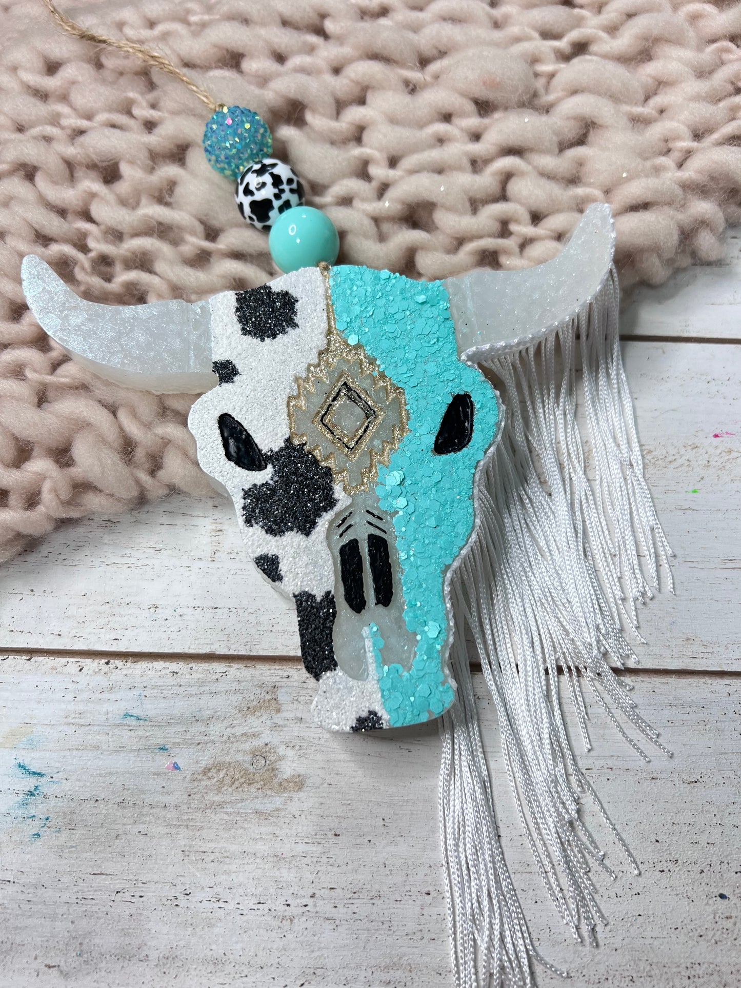 Custom freshie - bull skull