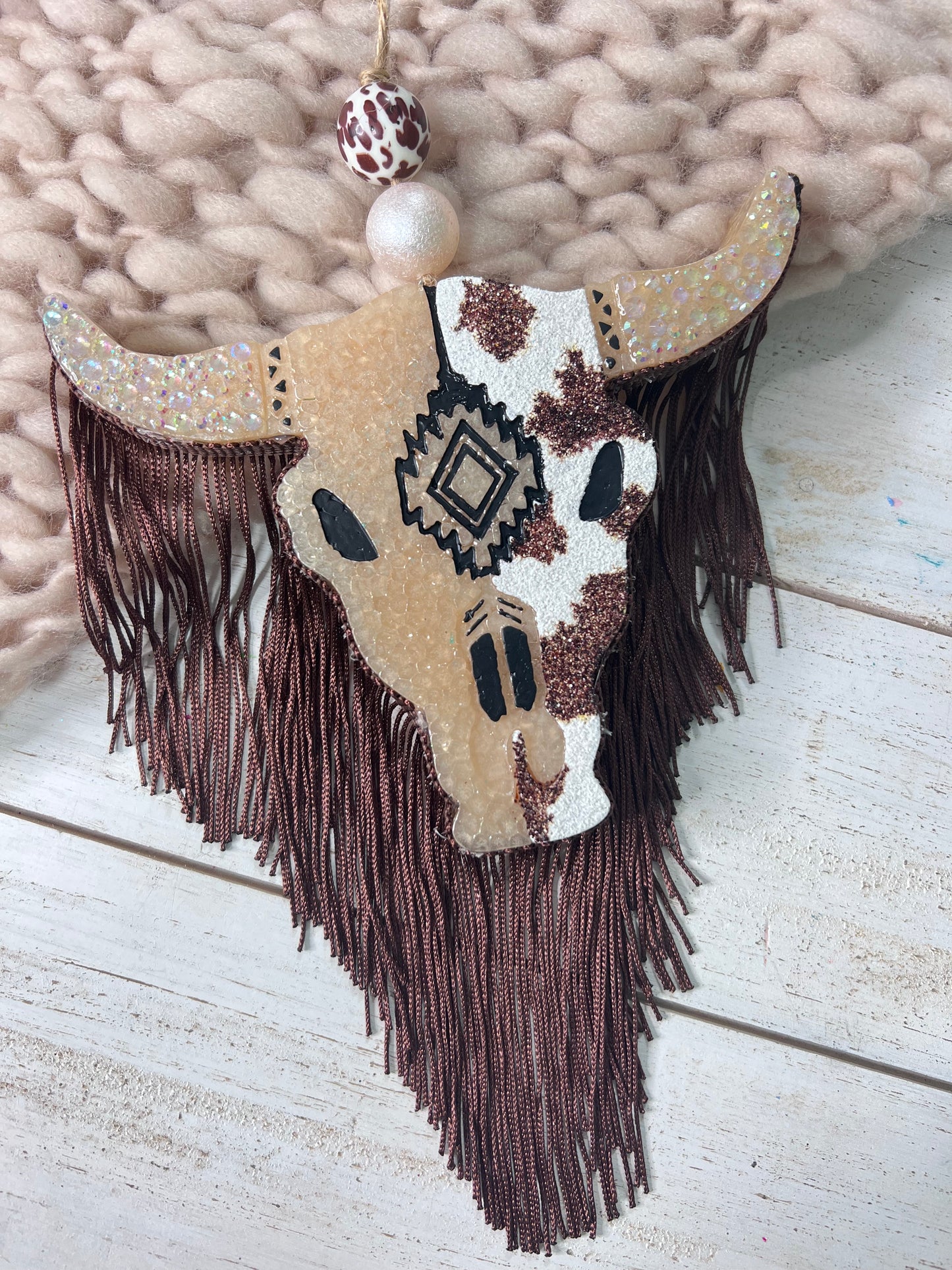 Custom freshie - bull skull