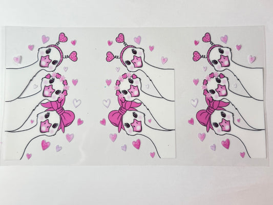 Valentines goose wrap