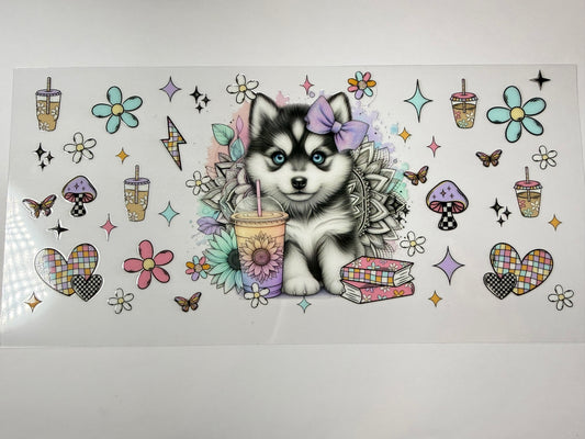 Puppy husky wrap