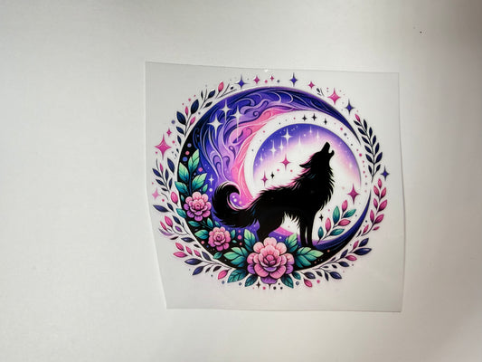 Wolf decal 3.5