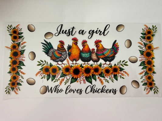 Just a girl chickens wrap