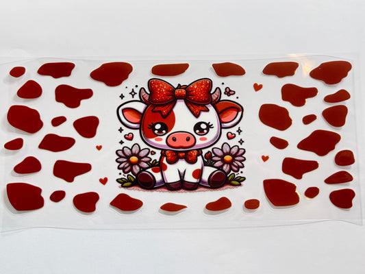 Brown spots cow wrap