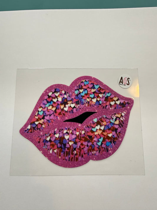 Sprinkle lips decal 3.5