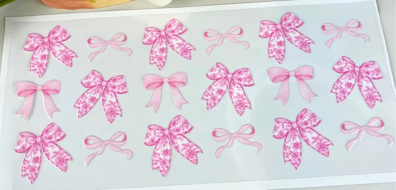 Pink bows wrap