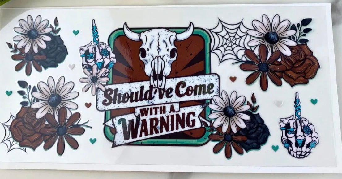 Should’ve come with a warning wrap