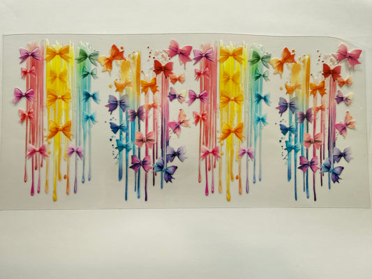 Rainbow bows wrap