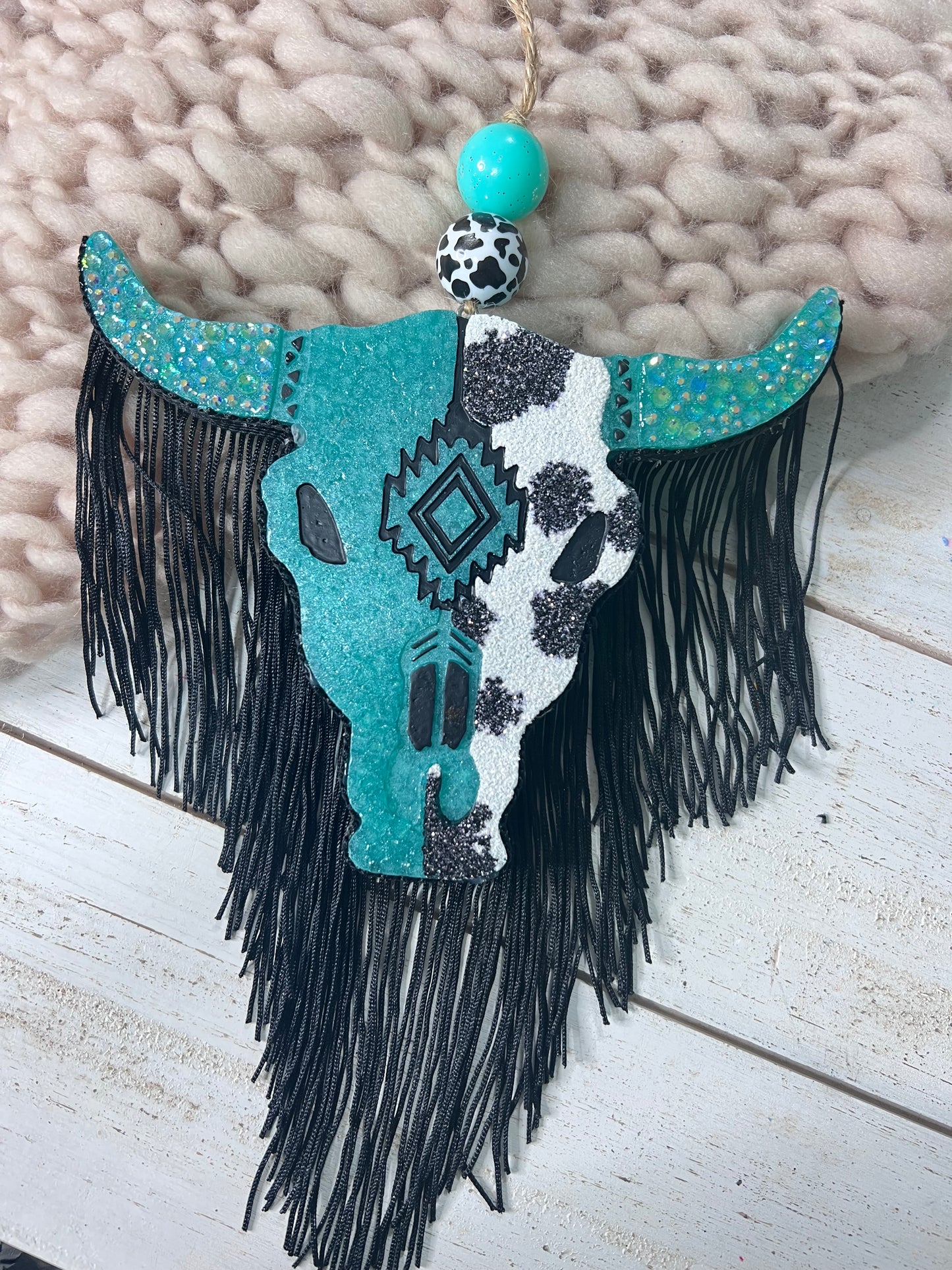 Custom freshie - bull skull