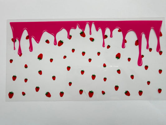 Strawberries and drip wrap