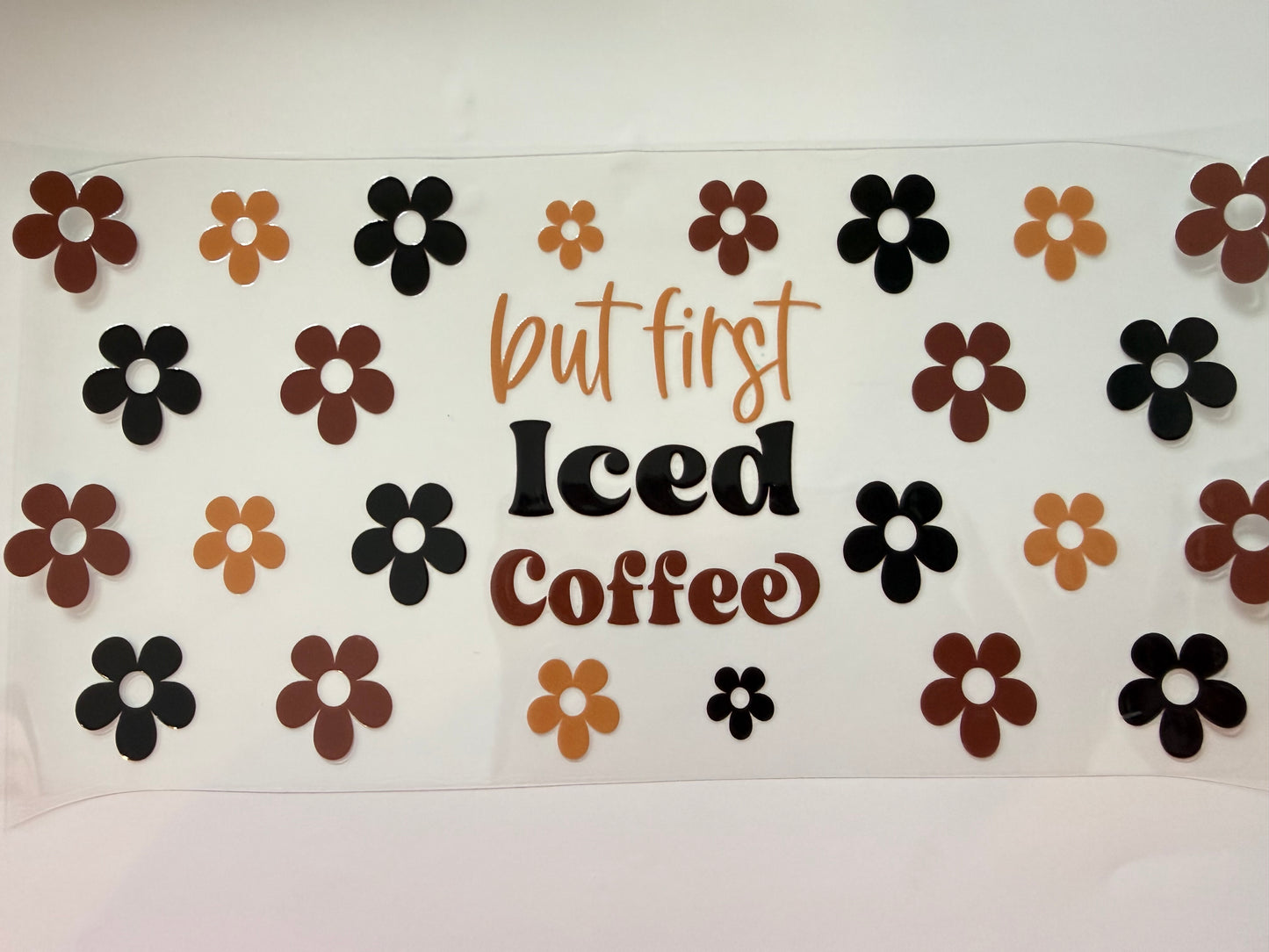 But first iced coffee wrap