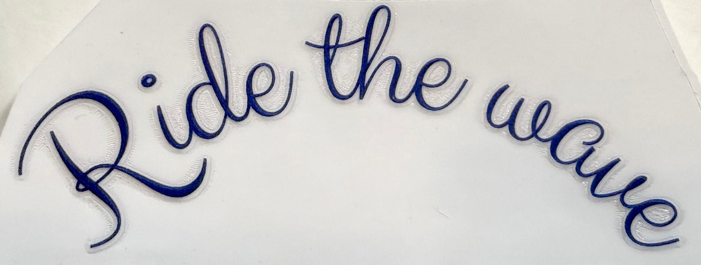 Ride the wave decal - 4
