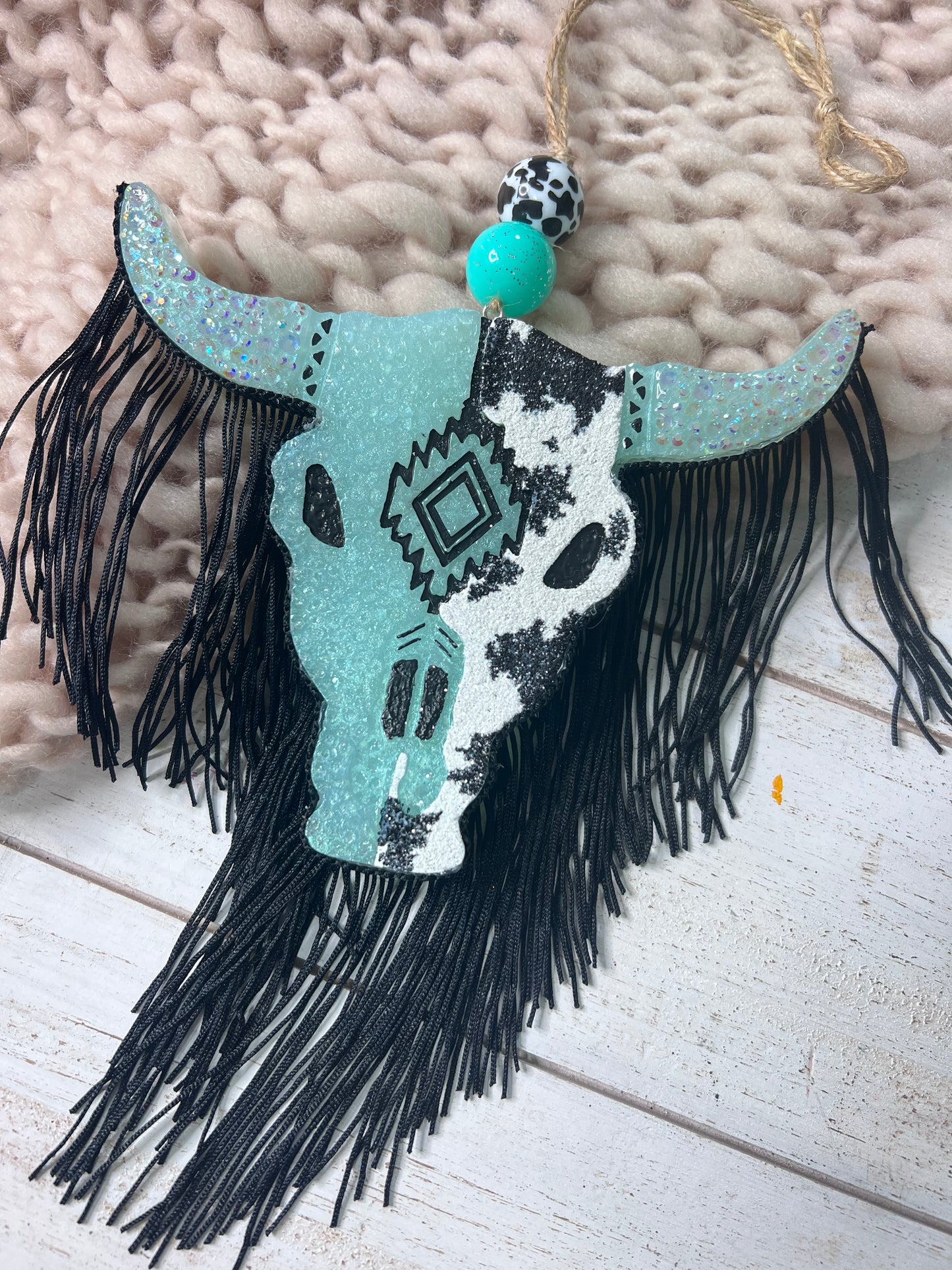 Custom freshie - bull skull