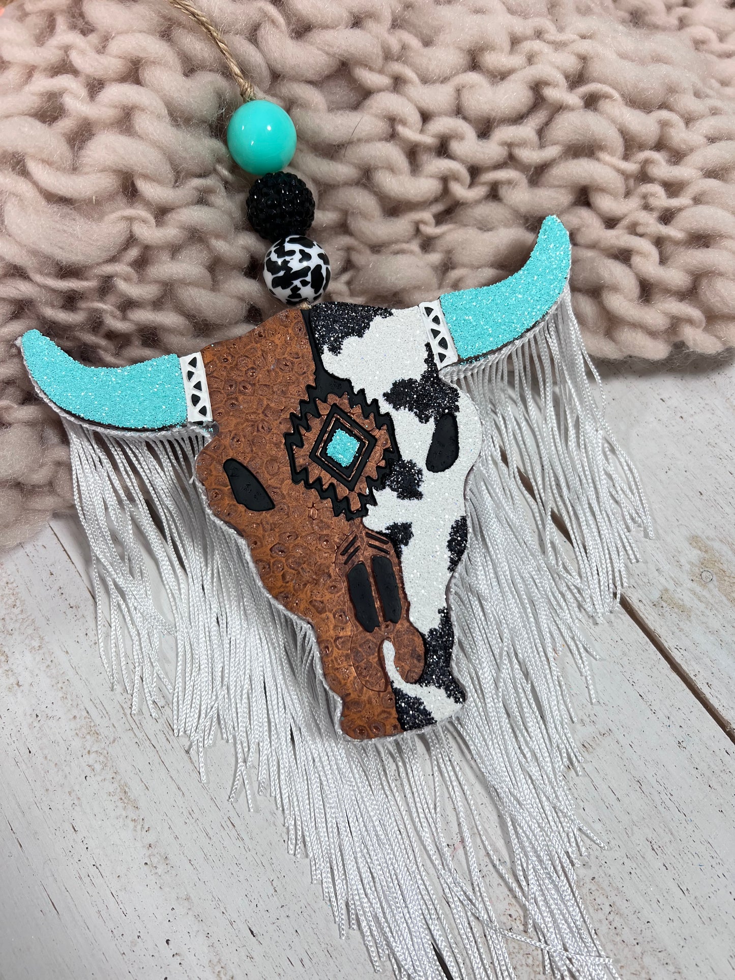 Custom freshie - bull skull