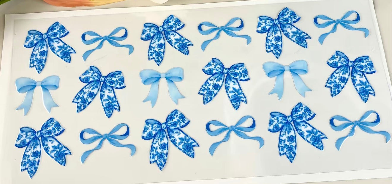 Blue bows wrap
