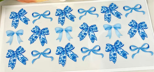 Blue bows wrap