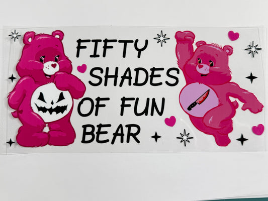 Fifty shades bear wrap