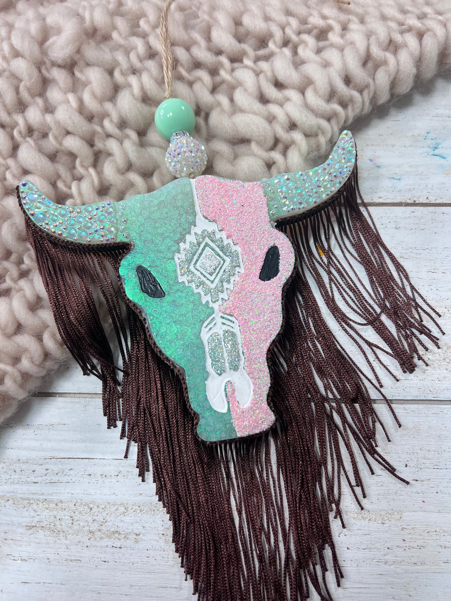 Custom freshie - bull skull