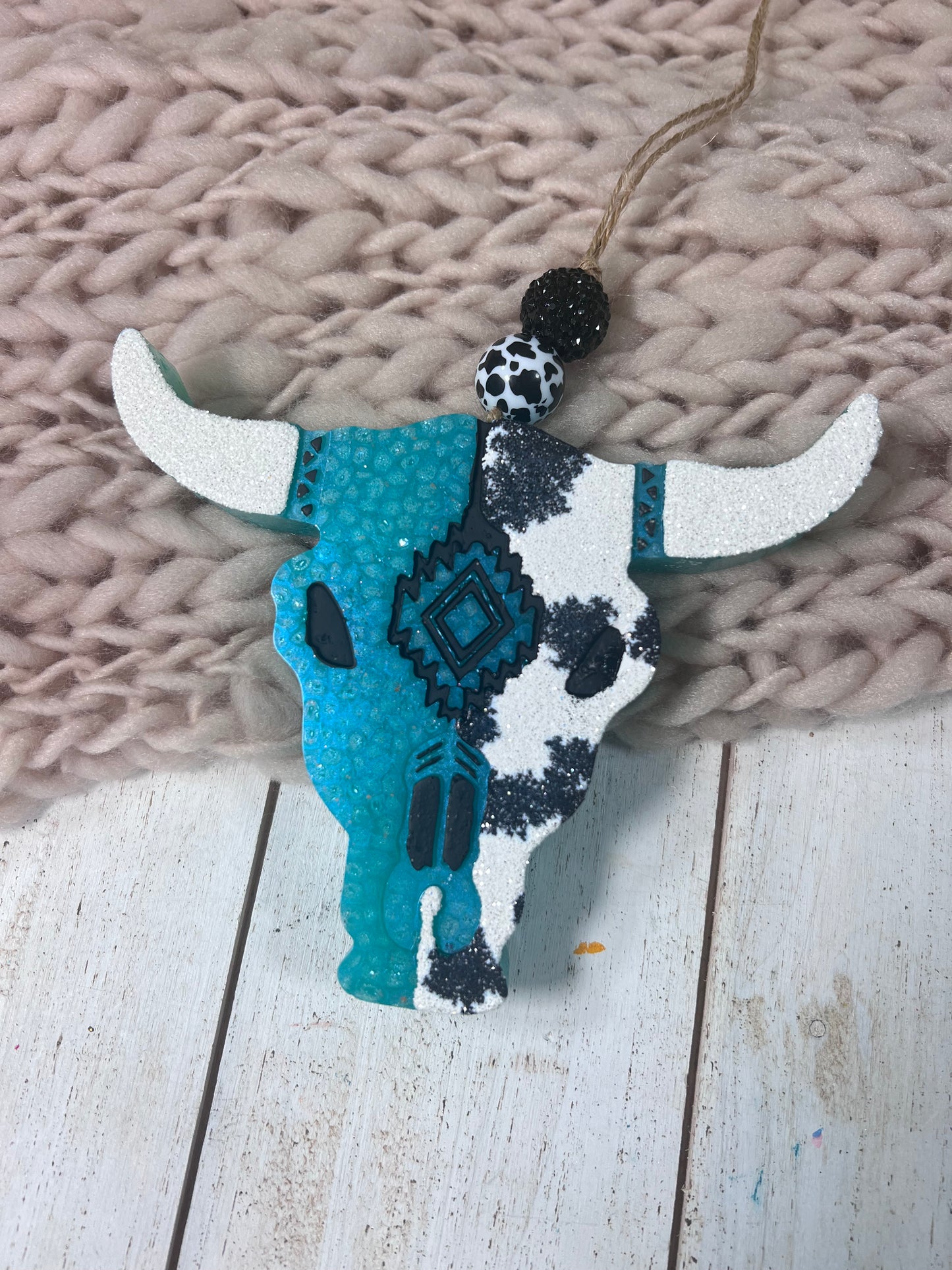 Custom freshie - bull skull
