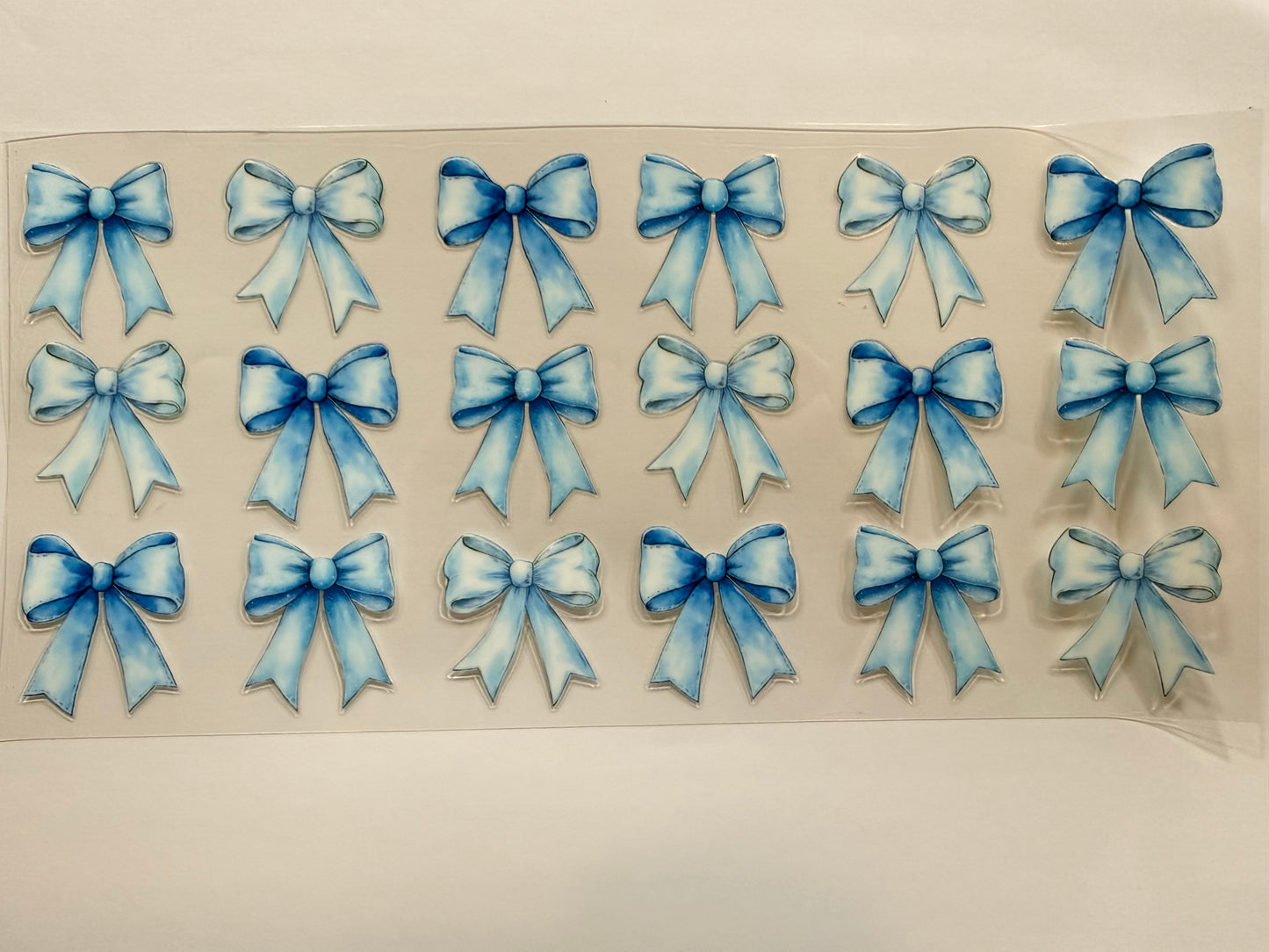 Blue bows wrap