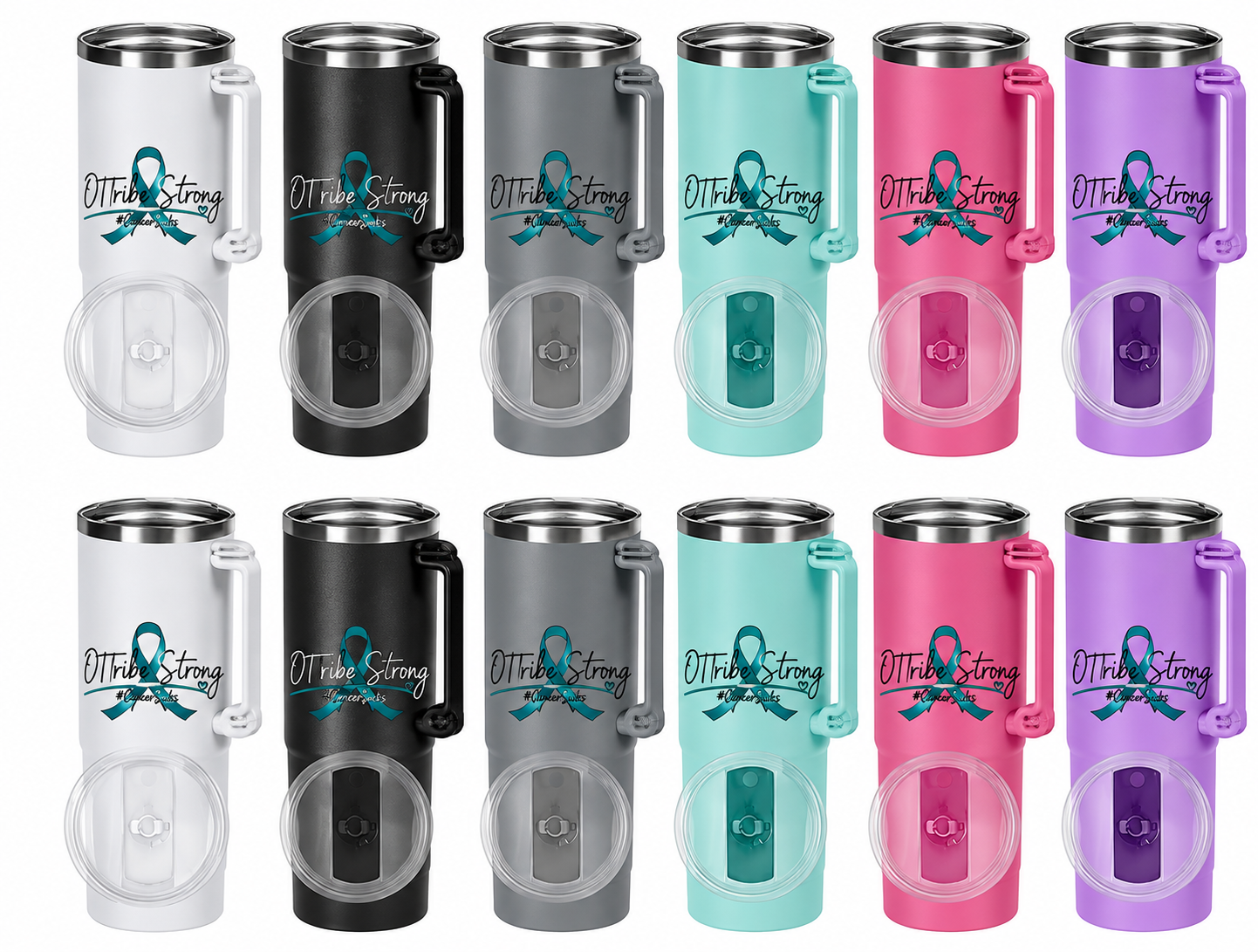 OTTRIBE Strong 40oz Insulated Handled mug (not Snowglobe) comes with decal