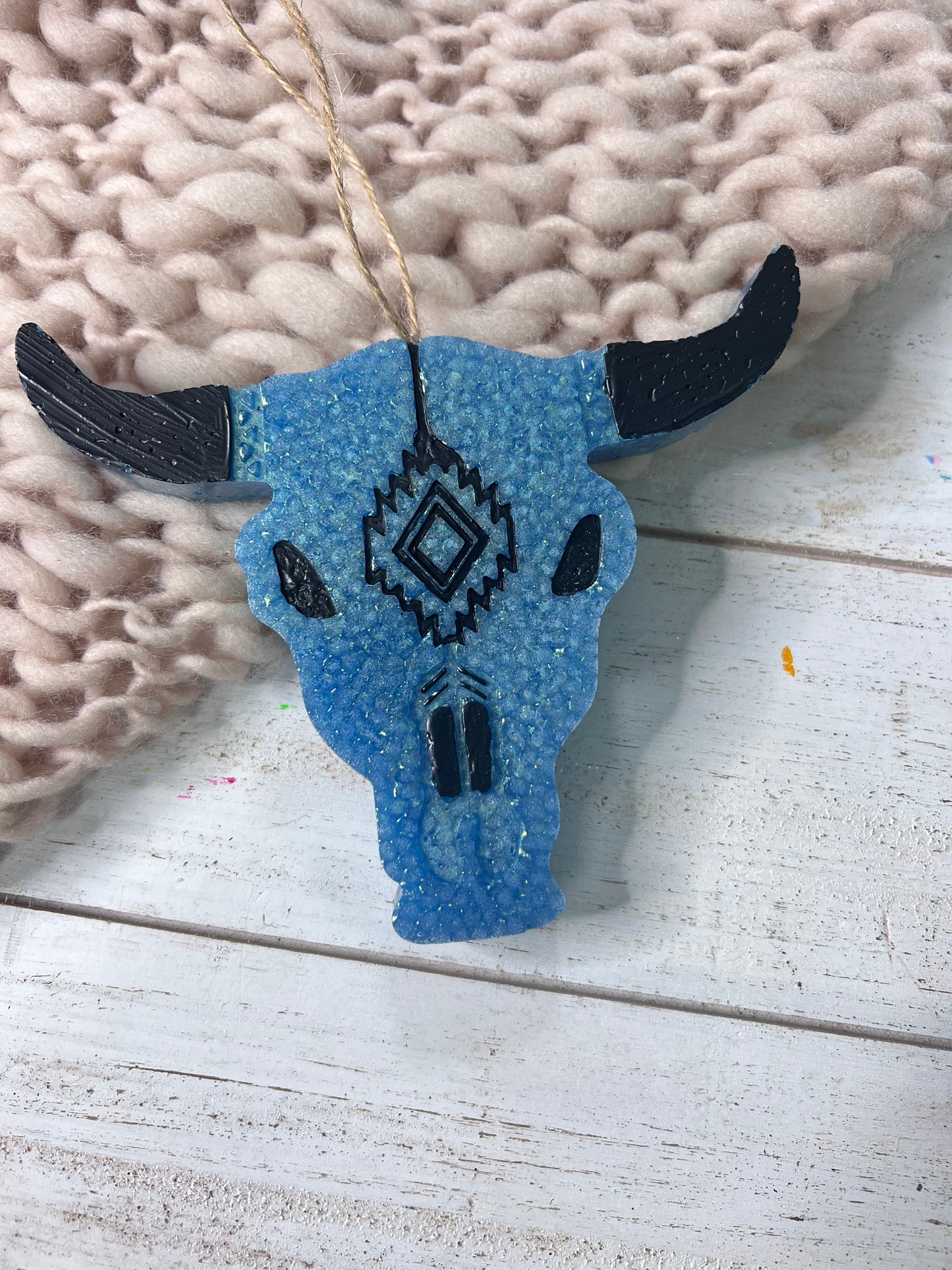 Custom freshie - bull skull