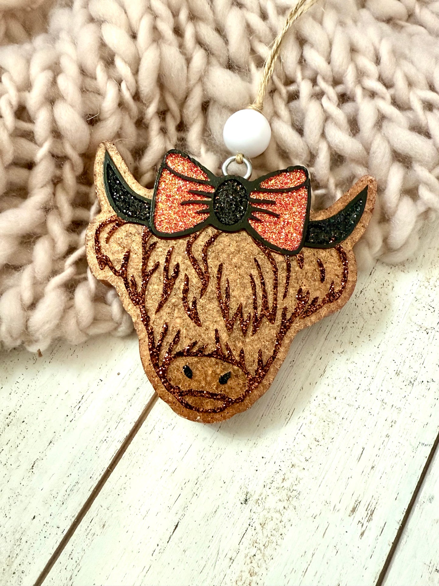 Custom freshie - highland cow