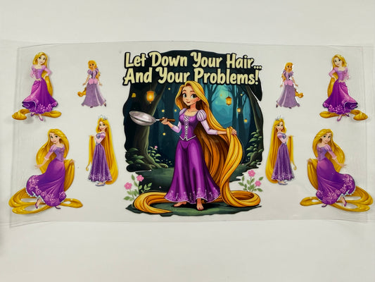 Let down your hair wrap