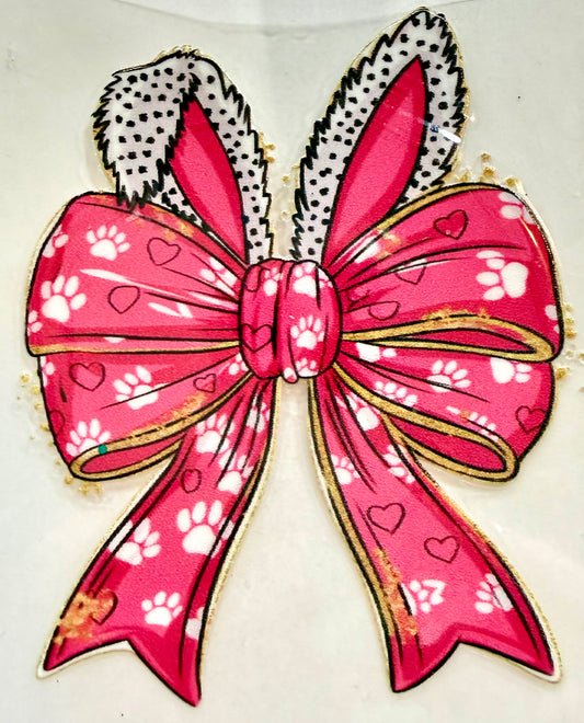 Bunny ears decal 3.5in