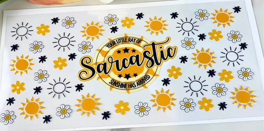 Sarcastic ray of sunshine wrap