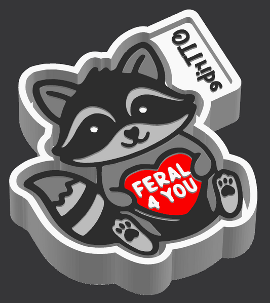 Feral For You Raccoon