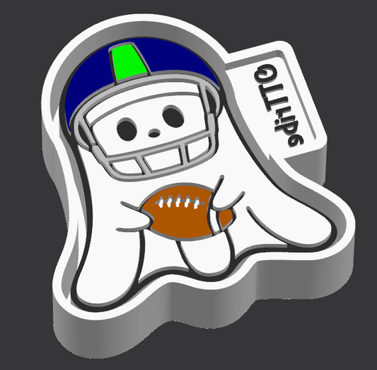 Football Ghost Mold