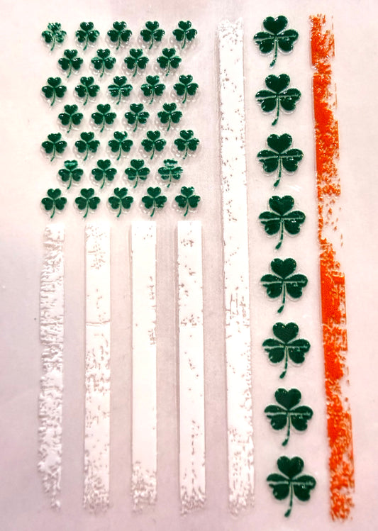 Irish flag decal 3.5in