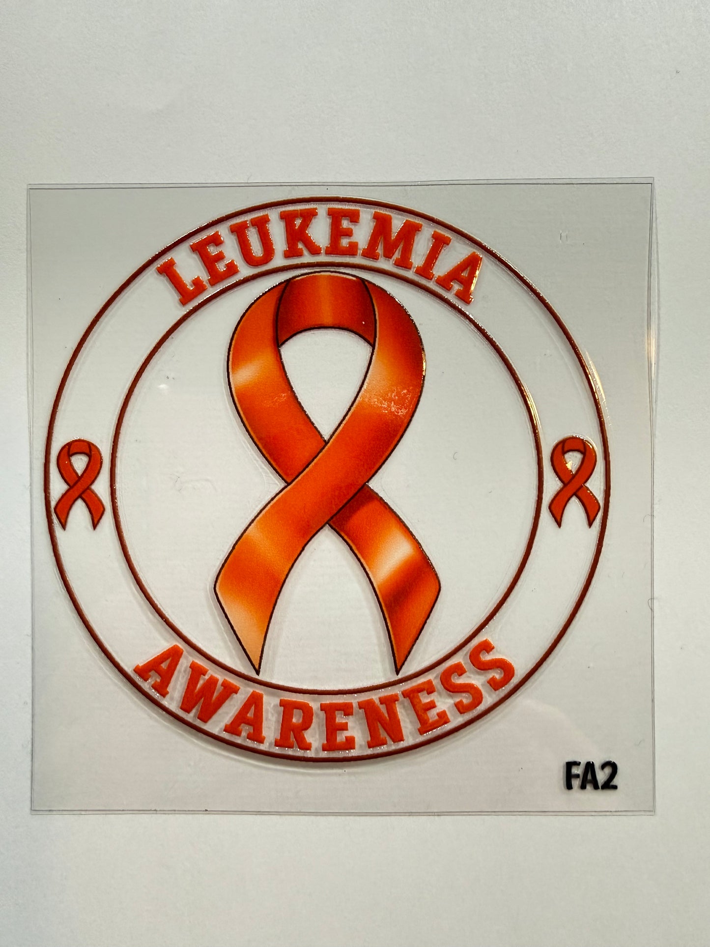 Leukemia awareness decal