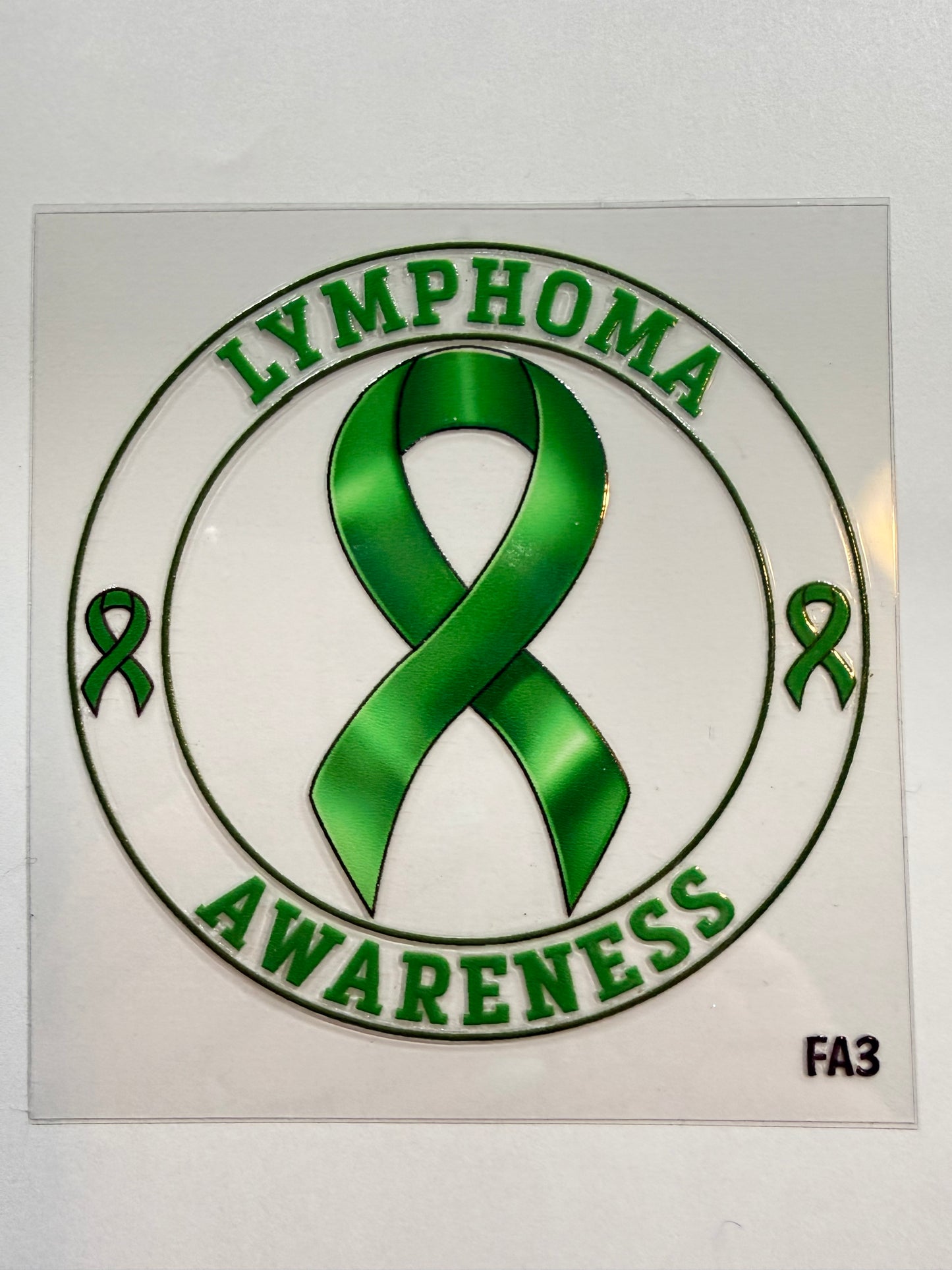 Lymphoma awareness decal