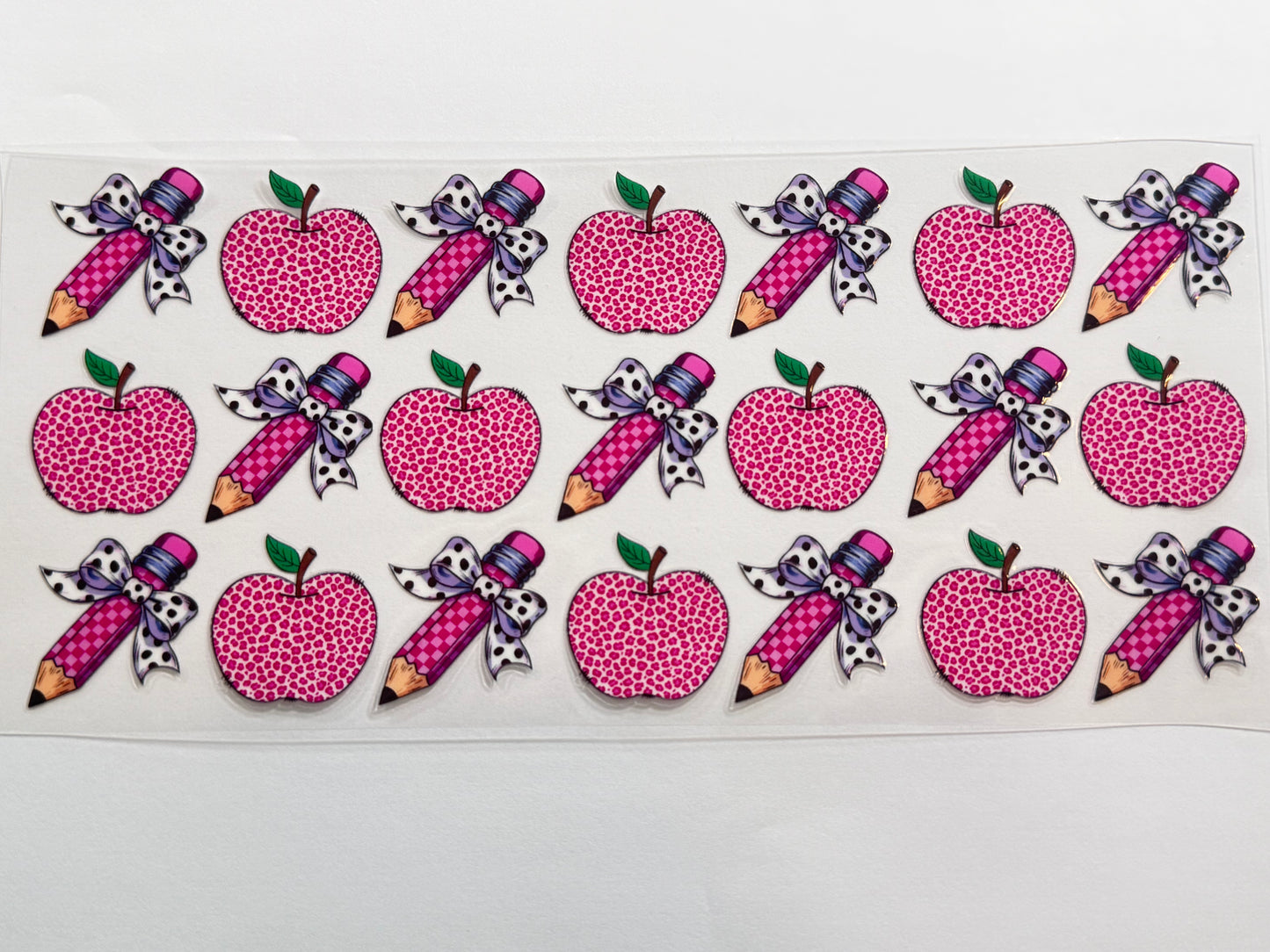 Pencils and apples  wrap