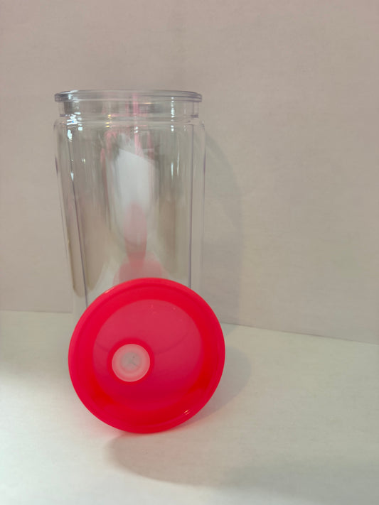 Hot pink 16oz Snowglobe