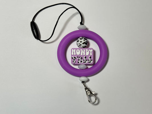 Howdy yall purple freshie hanger