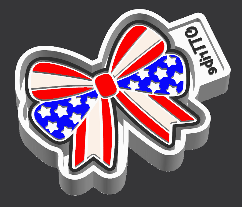 Patriotic Bow Freshie