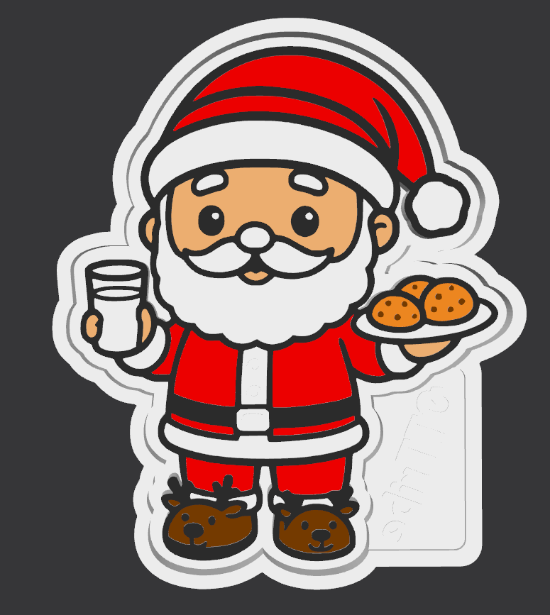 Santa Milk and Cookies